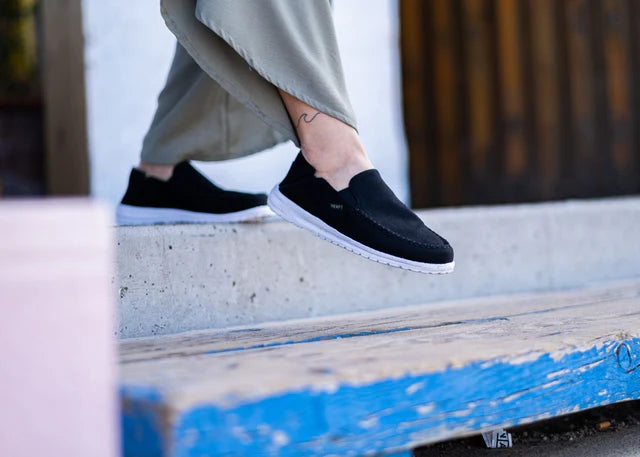 SunSlide Hemp Slip-on for Women | Black